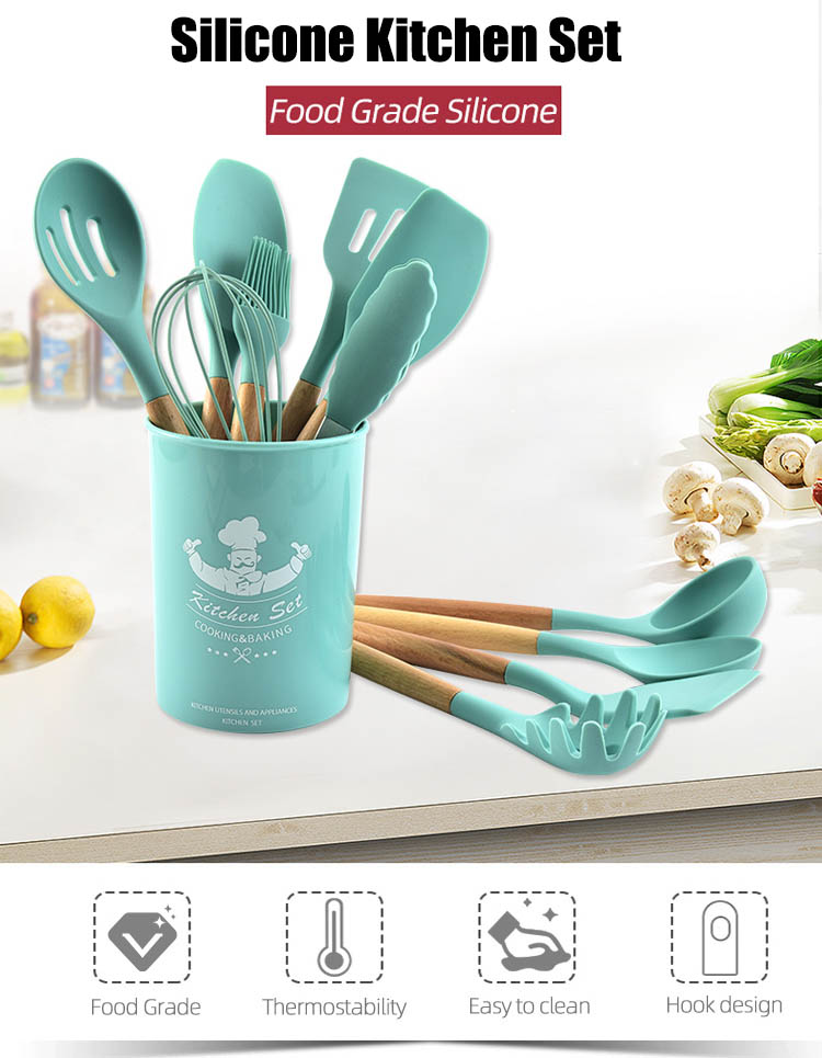 silicone kitchen utensils